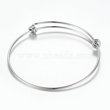 Bracelet extensible réglable en 304 acier inoxydable fabrication de bracelet(X-BJEW-G515-05P)-2