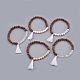 Natural Mixed Stone Beads Bracelets(BJEW-JB03963)-1