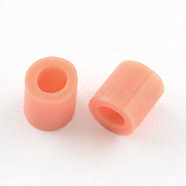 Melty Mini Beads Fuse Beads Refills, Tube, Light Salmon, 3~3.3x2.5~2.6mm, about 16560pcs/207g(DIY-R013-2.5mm-A42)