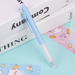 Ceramic Safety Pen Knifes, Pen-style Paper Cutting Knife, with Plastic Findings, Light Sky Blue, 145mm(PW-WG19802-03)