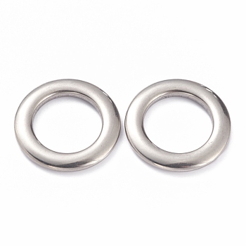 201 Stainless Steel Linking Rings, Round Ring, 25.5x3mm, Inner Diameter: 16mm