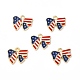American Flag Style Alloy Enamel Pendants(ENAM-M046-09G)-3