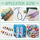 13005Pcs 15 Styles Glass Seed Beads(SEED-WR0001-10)-5