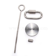 Stainless Hanging Feeding Skewer, for Parrot Feeding, Pet Supplies, Stainless Steel Color, 145mm(STAS-WH0015-89P-01)