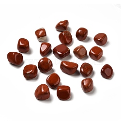 Natural Red Jasper Beads, No Hole, Nuggets, Tumbled Stone, Vase Filler Gems, 20~33x20~30x10~25mm(G-F718-03)