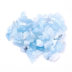 Natural Aquamarine Beads, Undrilled/No Hole, Chips, 5~22x4~9x2~6mm(X-G-I221-27)