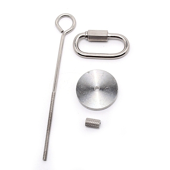 Stainless Hanging Feeding Skewer, for Parrot Feeding, Pet Supplies, Stainless Steel Color, 145mm
