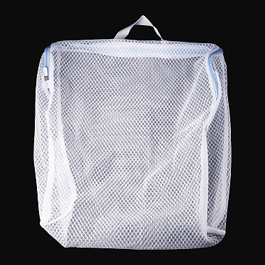 2pcs sacs &agrave; linge en maille polyester avec fermeture &eacute;clair et poign&eacute;es(ABAG-TA0002-18B)-3