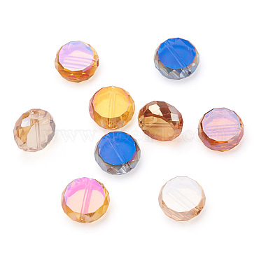 40Pcs 4 Colors Electroplate Glass Beads(EGLA-BT0001-01)-2