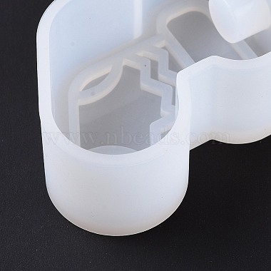Moldes de silicona para calcetín navideño diy(DIY-G058-F03)-5