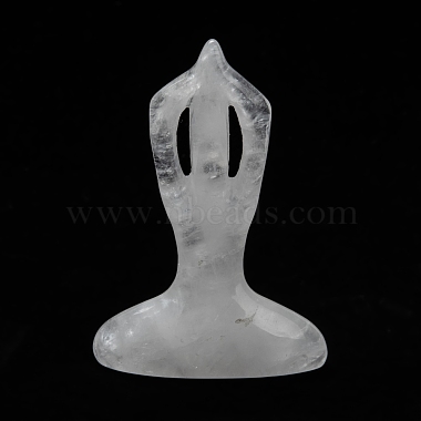 Natural Quartz Crystal Yoga Goddess Decorations(DJEW-F013-02C)-3