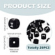 20Pcs Food Grade Eco-Friendly Silicone Beads(SIL-TADJ0001-04I)-3