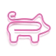 Pig Shape Iron Paperclips(TOOL-L008-006O)-1