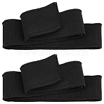 Polyester Ribbon, for Sewing Accessories, Black, 1-3/4 inch(45mm), 1080mm(OCOR-WH0111-114C)