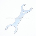 Titanium Multi-Function Wrench, Light Sky Blue, 13.5x4.3x0.2cm, Hole: 7mm(TOOL-WH0132-28)