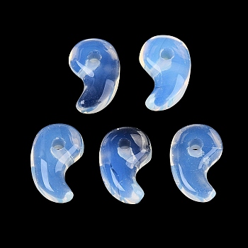 Opalite Pendants, Magatama, 21.5~22.5x12.5~14x6.5~8.5mm, Hole: 3~3.5mm