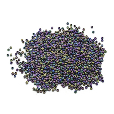 12/0 Grade A Round Glass Seed Beads(SEED-Q008-M603)-2