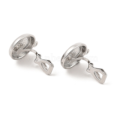 Alloy Clip-on Earring Findings(FIND-L015-009P)-2