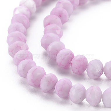 Opaque Baking Painted Glass Beads Strands(EGLA-N006-009A-A03)-3
