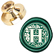 Wax Seal Brass Stamp Head(AJEW-WH0130-919)-1