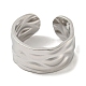 304 Stainless Steel Open Cuff Ring(RJEW-C067-19P)-2