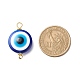 Transparent Evil Eye Resin Connector Charms(PALLOY-JF01848-01)-3