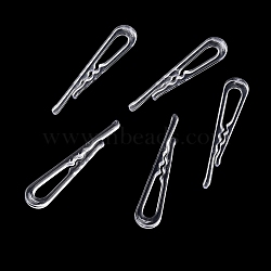 Plastic Clips, Clear, 38x8x2.5mm(TOOL-D015-2)