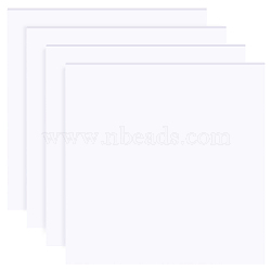 Olycraft PVC Foam Boards, Poster Board, for Crafts, Modelling, Art, Display, School Projects, Square, White, 20.4x20.4x0.3cm(DIY-OC0005-55A-01)