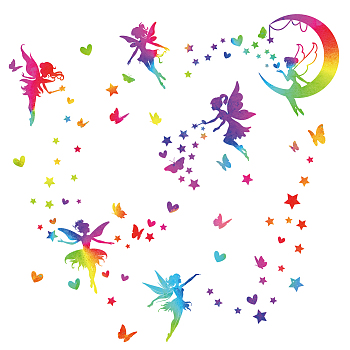 PVC Wall Stickers, Wall Decoration, Fairy, 390x1180mm