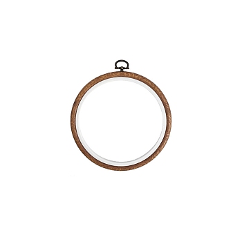 ABS Plastic Cross Stitch Embroidery Hoops, Embroidered Display Frame, Sewing Tools Accessory, Ring, 175mm, Inner Diameter: 150mm