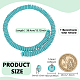 1 Strand Synthetic Turquoise Beads Strands(G-FG0001-15)-2