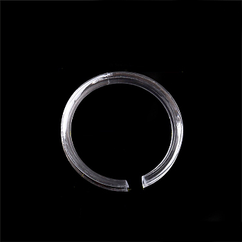 Acrylic Single Bracelets Display Holder, for Bracelets Storage, Clear, 5.7cm