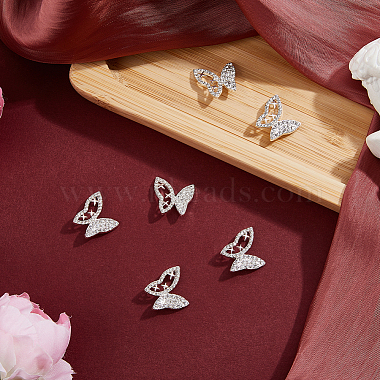 6Pcs 1-Hole Zinc Alloy Crystal Rhinestone Shank Buttons(BUTT-DC0001-09)-4