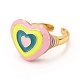 Brass Enamel Cuff Ring(RJEW-F118-06)-2