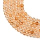 Natural Citrine(Heated) Beads Strands(G-L659-A01-4mm)-4