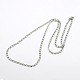 Curb Chain Necklace for Men(NJEW-F027-11)-1