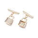 Brass Micro Pave Clear Cubic Zirconia Toggle Clasps(KK-S356-724-01)-2
