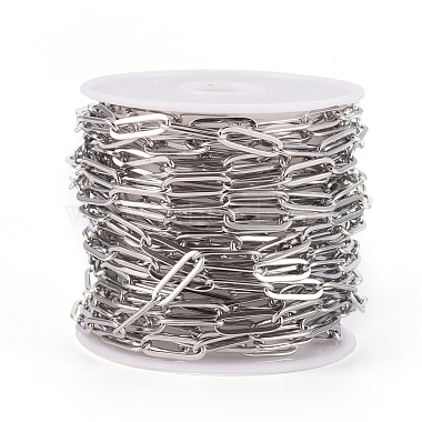 304 Stainless Steel Paperclip Chains(CHS-CJC0001-03P)-2