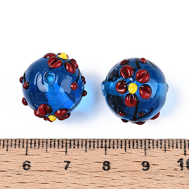Handmade Lampwork Enamel Beads(X1-LAMP-T023-23B)-4