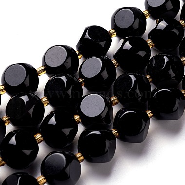 Cube Obsidian Beads