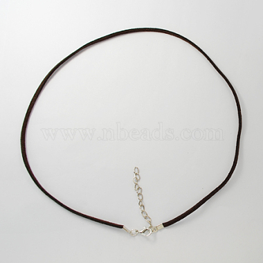 2.5mm CoconutBrown Faux Suede Necklace Making