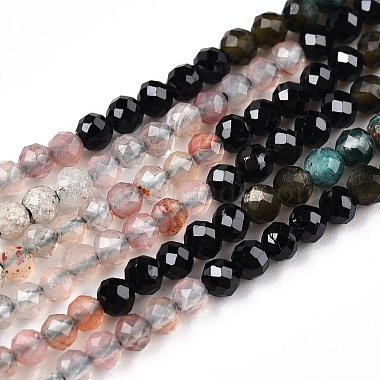 Natural & Synthetic Mixed Gemstone Beads Strands(G-D080-A01-03-01)-4