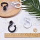 6Pcs 2 Colors Rotatable Self Adhesive Plastic Hook Hangers(AJEW-GF0007-27)-3