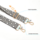 Two Tone Rhombus Pattern Polyester Braided Adjustable Bag Handles(FIND-WH0129-27A)-5