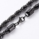 Trendy Men's Chain Necklaces(NJEW-L450-08B)-2