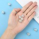 Perles en laiton de strass(RB-A011-12mm-01S)-5