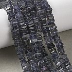 Natural Iolite Beads Strands, Flat Square Heishi Beads, 4~5x4~5x2~3mm, Hole: 0.8mm, about 210~230pcs/strand, 16.14~16.54''(41~42cm)(GG-CBA1D78-A03)