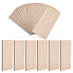 Medium Density Fiberboard (MDF) Sheet, for DIY Miniatures Model Display Base Display Pedestals, Rectangle, BurlyWood, 99.5x49.5x2.5mm(DIY-WH0530-17B)