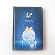 Paper Notebooks, Travel Journals, Witchcraft Supplies, Steel Blue, 188x128mm(PW-WG28559-03)