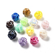 Opaque Acrylic Beads, Irregular Round, Mixed Color, 15x15.5x15.5mm, Hole: 2.2mm(OACR-Z017-05C)